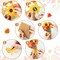 Flower Bouquet Craft Kit - 24Pcs Fall Flower Bouquet Craft for Kids Make Your Own Thankful Flower Bouquet Autumn Fall Florals Thanksgiving DIY Gift Craft School Classroom Home Fun Activities